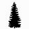 Cedar Tree Stencil