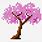 Cherry Blossom Pixel Art Grid