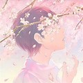 Cherry Blossom Tree Boy PFP