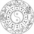 Chinese Zodiac Coloring Pages