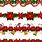 Christmas Flower Border Clip Art