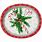 Christmas Oval Paper Plates