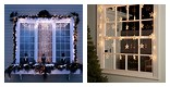 Christmas Window Frame Decoration Lights