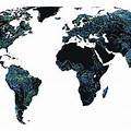 Cities Land Area World Map