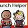 Classroom Lunch Helper Clip Art