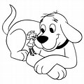 Clifford the Big Red Dog and Emily Coloring Pages