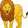 Clip Art Icon Lion