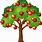 Clip Art of Apple Tree