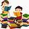 Clip Art of Books and Reading