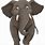 Clip Art of Elephant