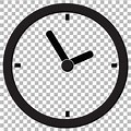 Clock Vector No Background