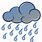 Cloudy Rain Clip Art