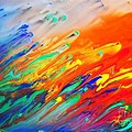 Colorful Abstract Acrylic Painting