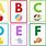 Colorful Alphabet Flash Cards