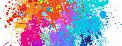 Colorful Paint Splatter Vector