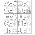 Coloring Book for Kids with Alphabet