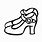 Coloring Page Shoe Print