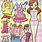 Coloring Pages Paper Doll Anime