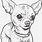 Coloring Pages of Chihuahuas