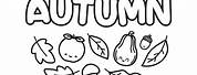 Coloring Sheets Fall Nature