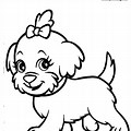 Coloring Sheets Puppy in My Pocket