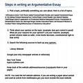 College-Level Argumentative Essay Examples