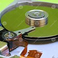 Computer Hard Disk Green