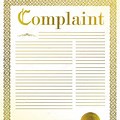 Complaint Legal Document Graphic