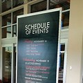 Conference Event Schedule Signage