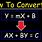 Convert to Slope-Intercept Form