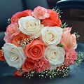 Coral Colored Roses for Wedding