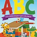 Cover Page for Kids Alphabet Coloring Book