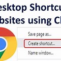 Create Shortcut to Web Page