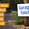 Creative Garage Sale Signs