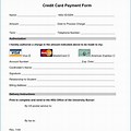 Credit Card Payment Form Template