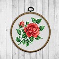 Cross Stitch Rose