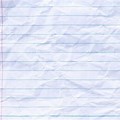 Crumpled Lined Paper No Background