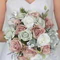 Dusty Rose and Sage Green Wedding Flowers