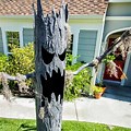 DIY Spooky Tree Outdoor Halloween Decorations