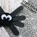 DIY Wood Stick Spider