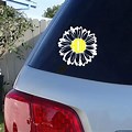 Daisy Decal Car Window