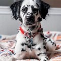 Dalmatian with Long Hair