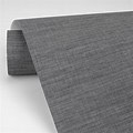 Dark Gray Linen Wallpaper