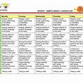 Day Care Weekly Lesson Plan Template