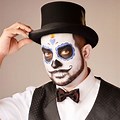 Day of the Dead Skull Makeup Men