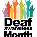 Deaf Awareness Month Logo