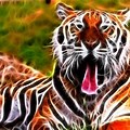 Digital Background 4K Tiger