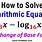 Different Base Logarithmic Equations