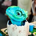 Dinosaur Egg Birthday Cake