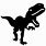 Dinosaur SVG Black and White